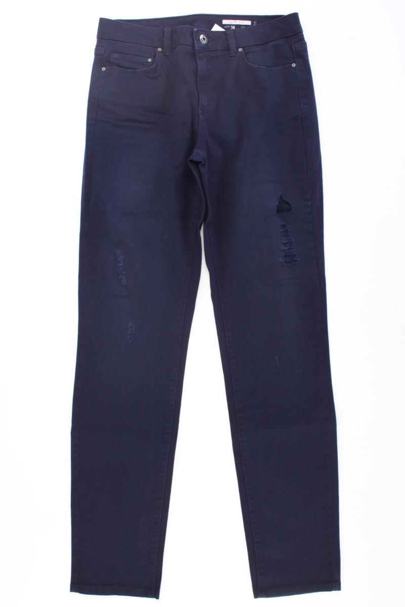 edc by Esprit Five-Pocket-Hose Gr. 38 blau aus Baumwolle