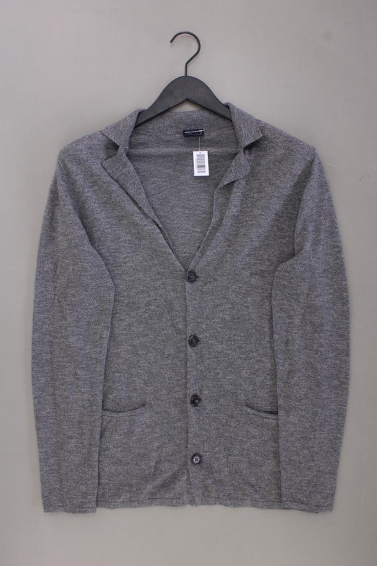 Joop! Strickjacke für Herren Gr. S neuwertig Langarm grau aus Baumwolle