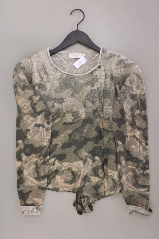 Cream Classic Cardigan Gr. S camouflage Langarm olivgrün aus Polyacryl