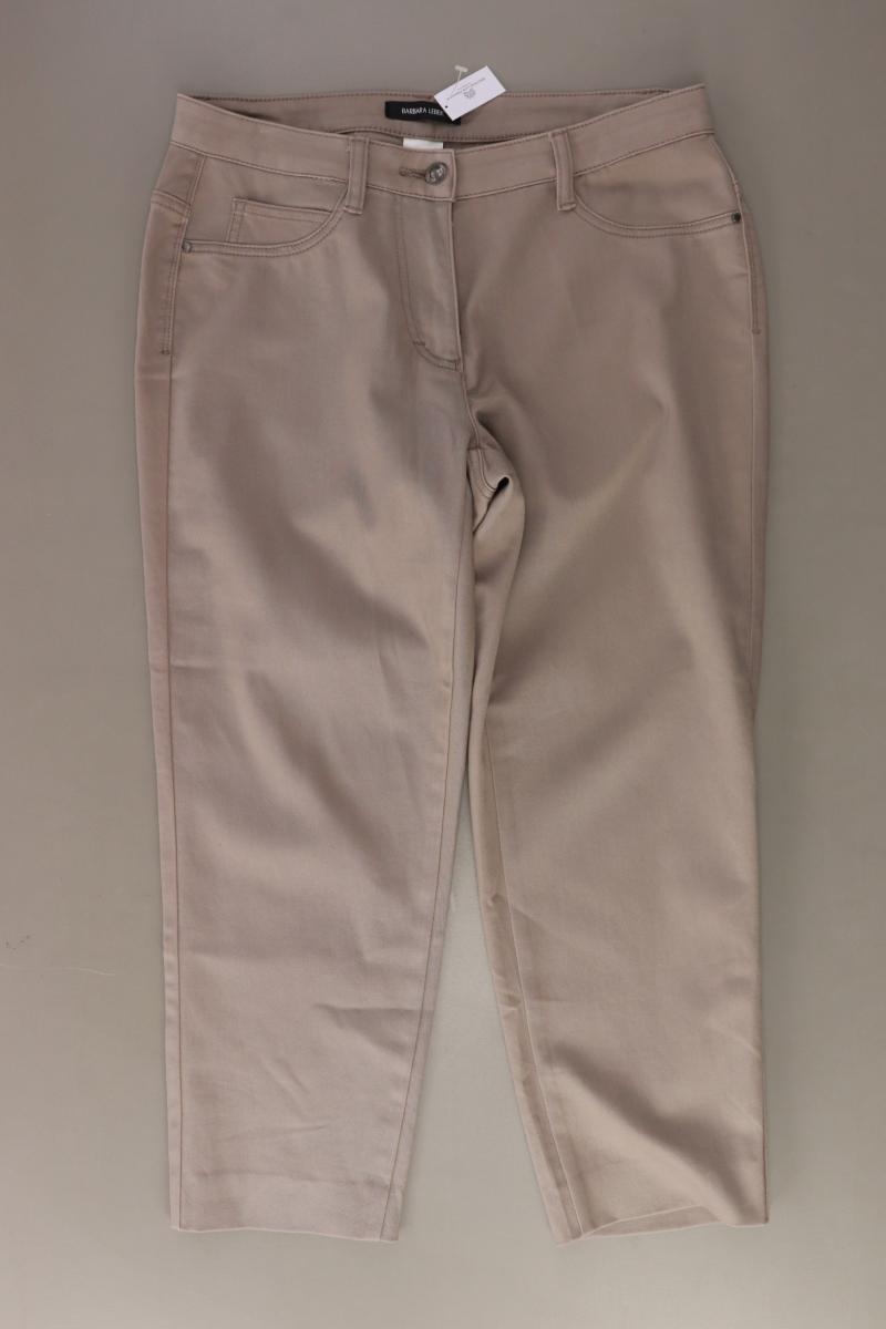 BARBARA LEBEK Five-Pocket-Hose Gr. 42 grau aus Baumwolle