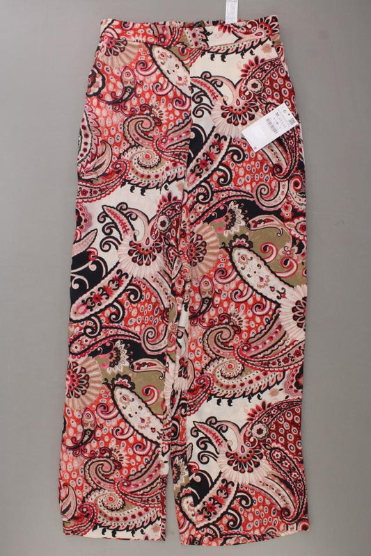 Zara Stoffhose Gr. M mit Paisleymuster neu mit Etikett rot aus Polyester