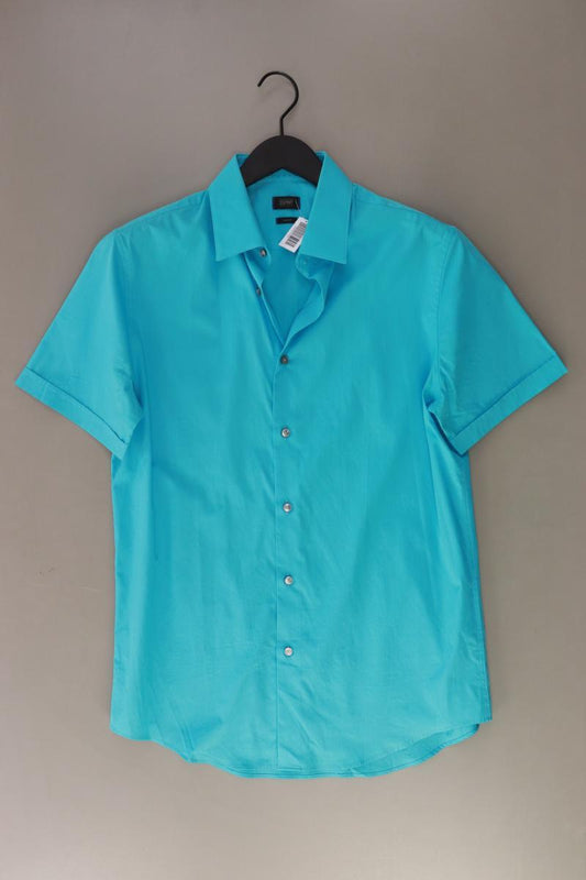 Esprit Collection Kurzarmhemd für Herren Gr. Hemdgröße 39/40 türkis