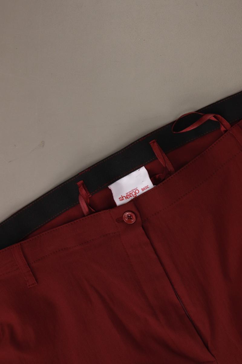 sheego Stoffhose Gr. Langgröße 104 rot aus Polyester