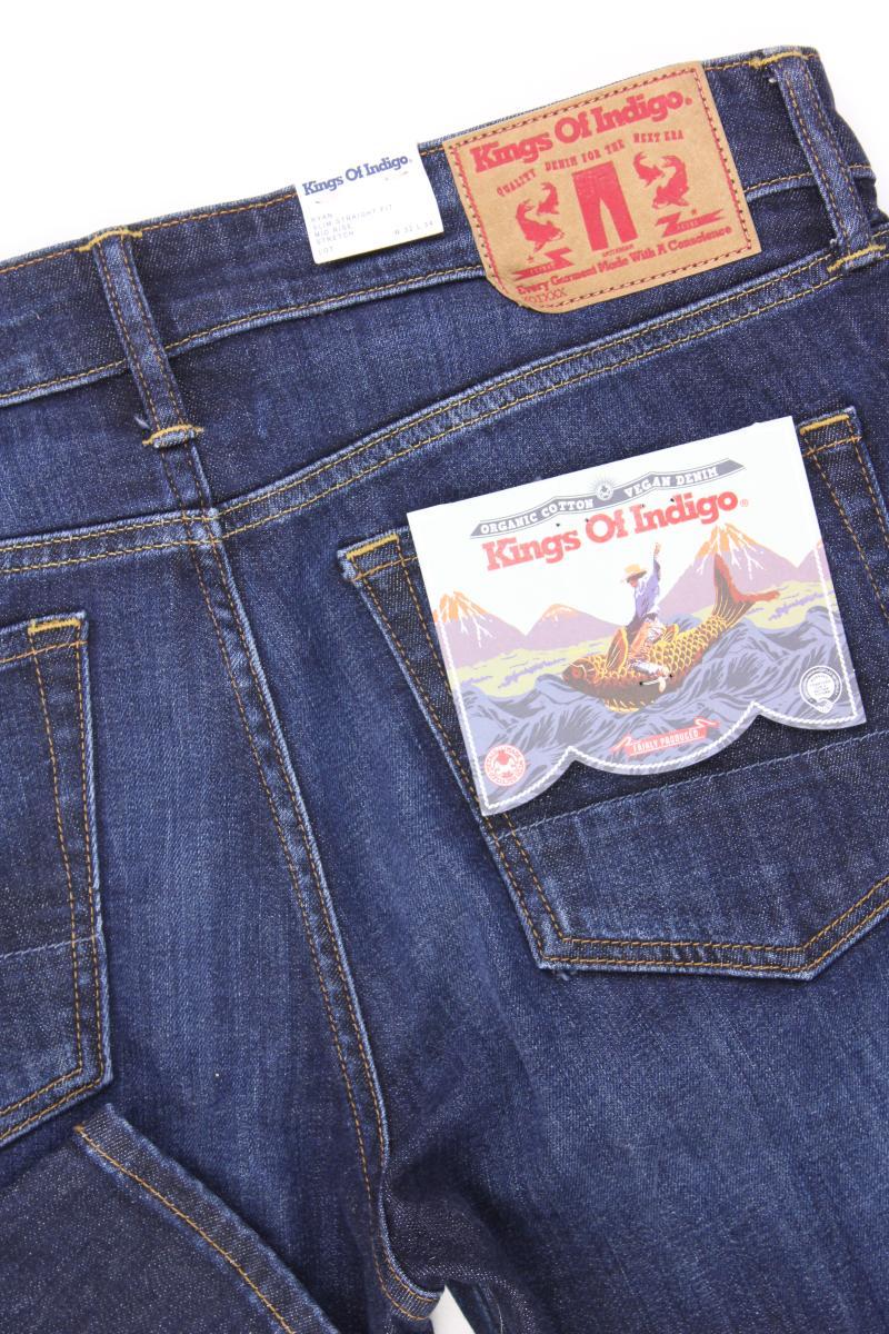 Kings of Indigo Straight Jeans für Herren Gr. W32/L34 neu mit Etikett blau