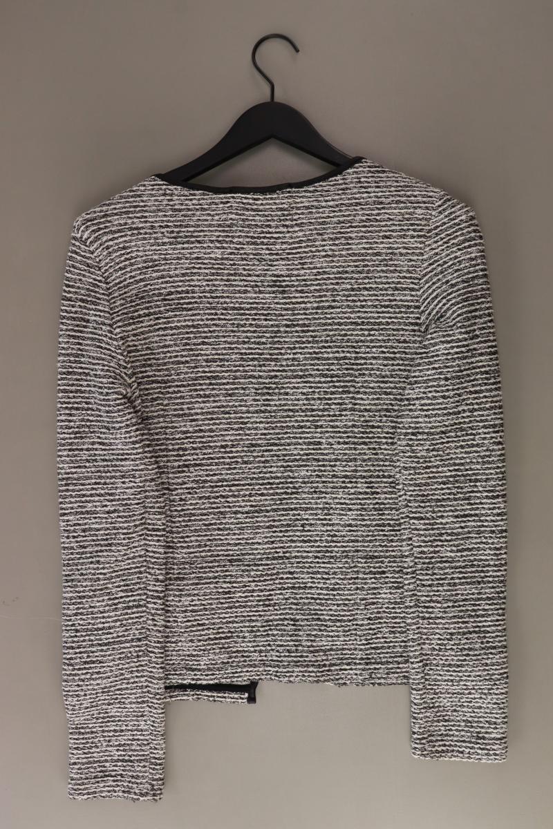 Maison Scotch Strickjacke Gr. 36 Langarm grau aus Baumwolle