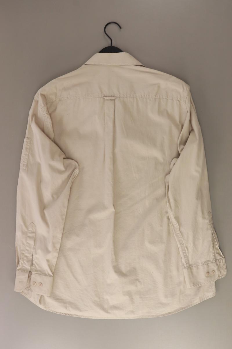 Walbusch Langarmhemd für Herren Gr. Hemdgröße 41/42 creme aus Baumwolle