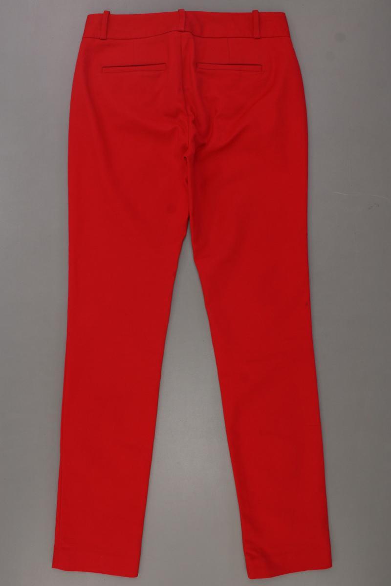 Calvin Klein Stoffhose Gr. UK 0 (XS) rot aus Baumwolle