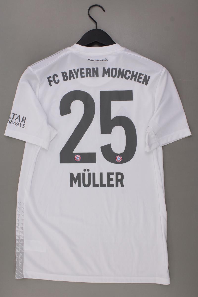 Adidas Fc Bayern München Thomas Müller Shirt 03/19 für Herren Gr. M Kurzarm weiß