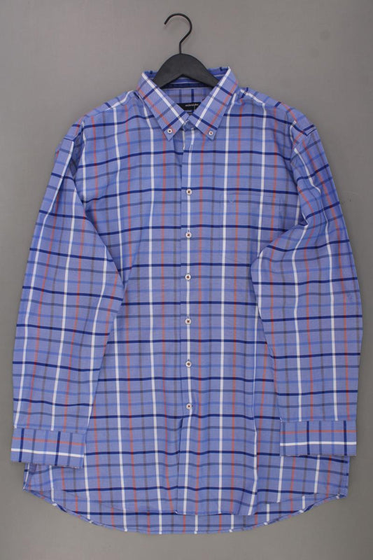 Seidensticker Langarmhemd für Herren Gr. XXL geometrisches Muster blau