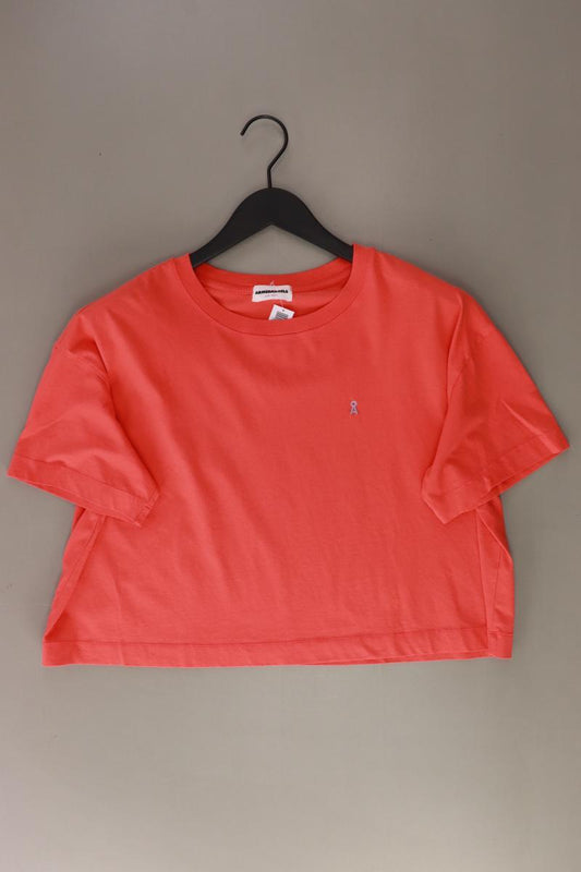 Armedangels Cropped Shirt Gr. 36/38 Kurzarm rot aus Baumwolle