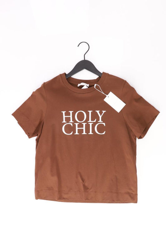 Rich&Royal Printshirt Gr. S neu mit Etikett Kurzarm braun aus Baumwolle