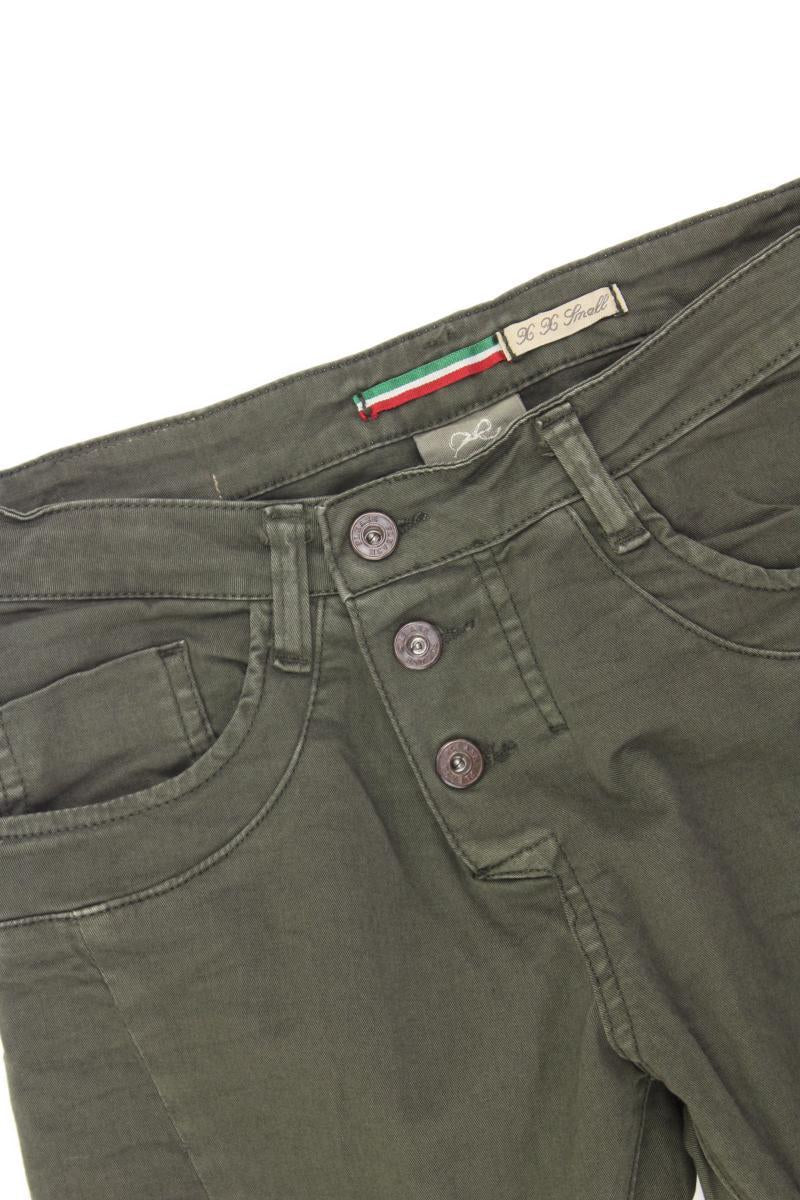 Please Five-Pocket-Hose Gr. XS olivgrün aus Baumwolle