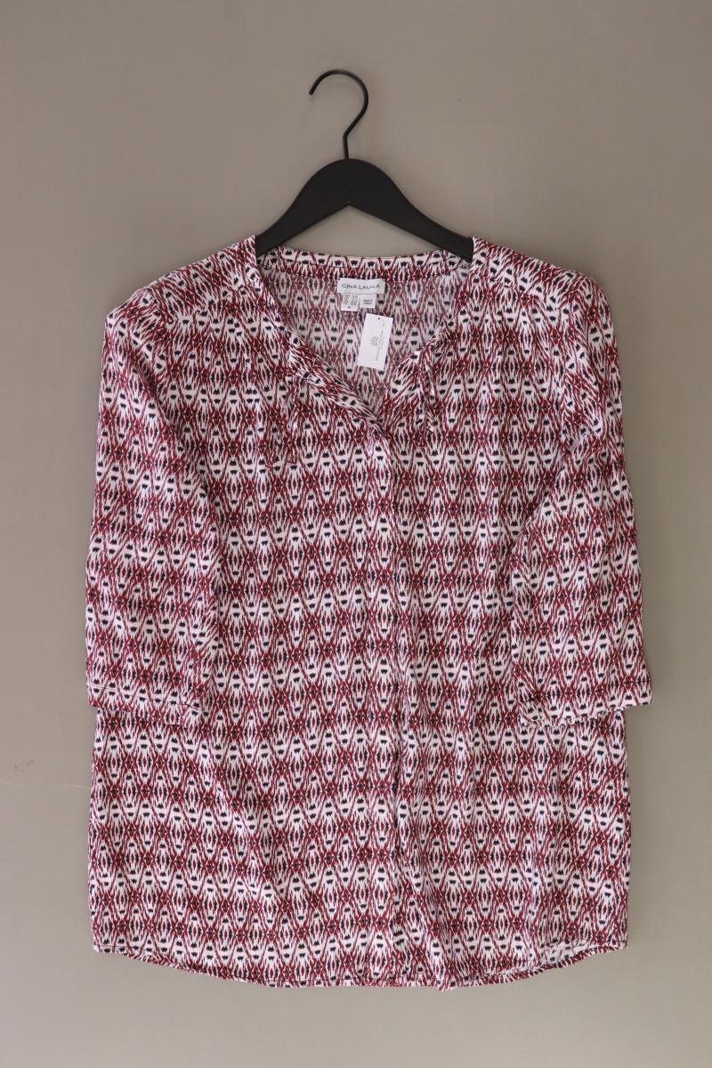 Gina Laura Regular Bluse Gr. M 3/4 Ärmel rot aus Viskose