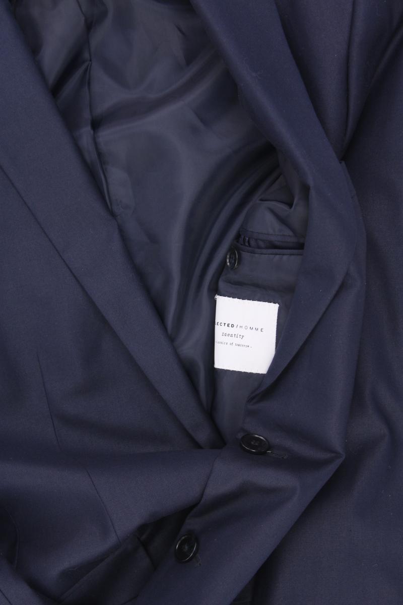 Selected Homme Longsakko für Herren Gr. 44 blau aus Polyester