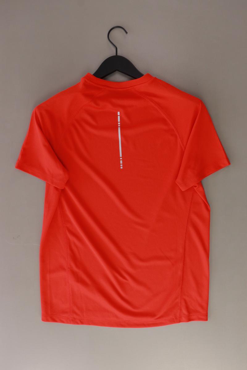 Asics Sportshirt für Herren Gr. S Kurzarm rot aus Polyester