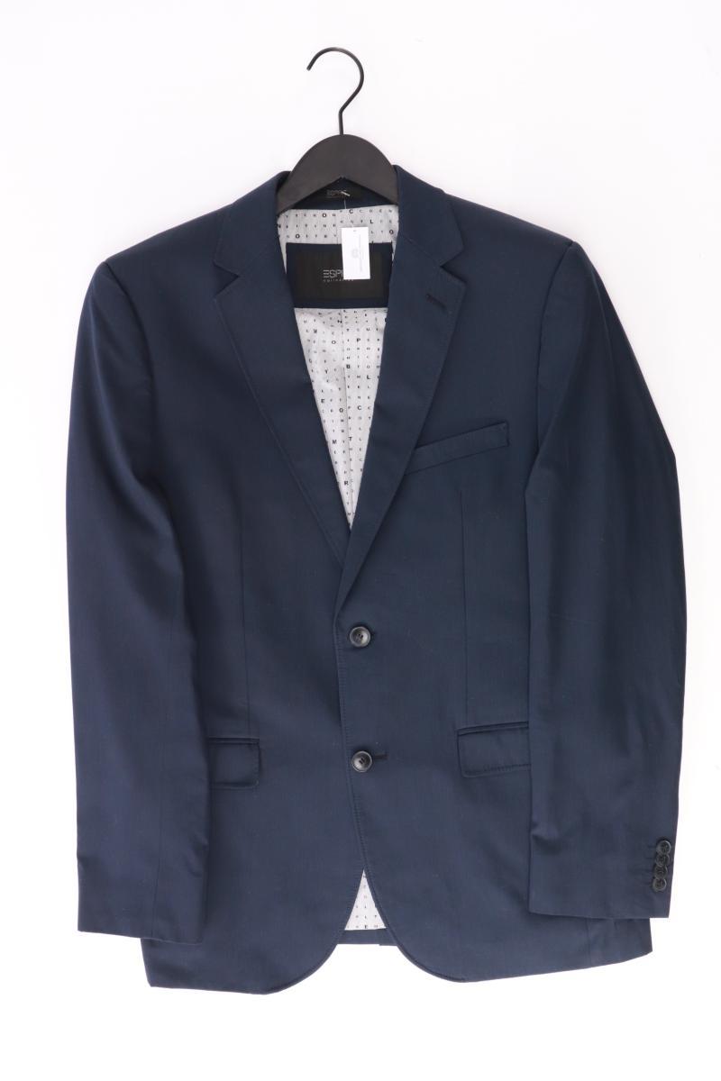 Esprit Collection Longsakko für Herren Gr. 48 blau aus Baumwolle