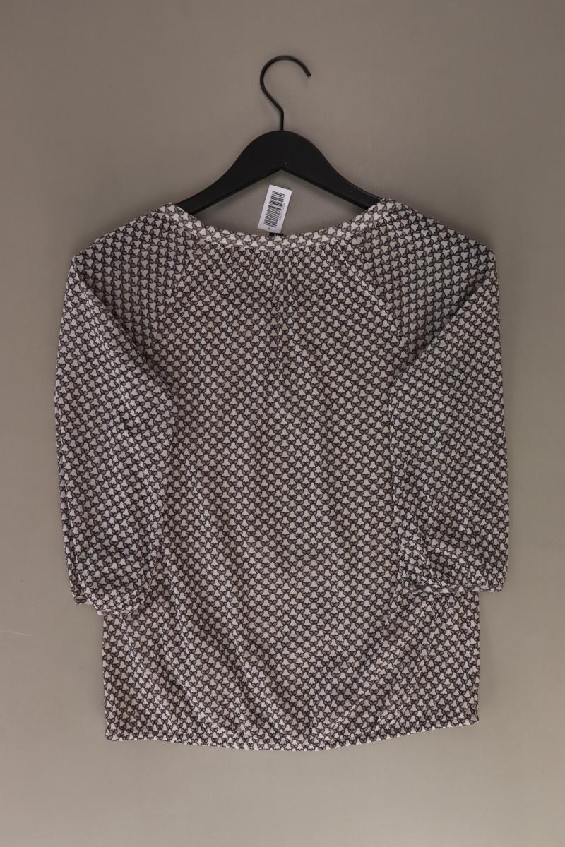comma, Regular Bluse Gr. 36 3/4 Ärmel grau aus Polyester