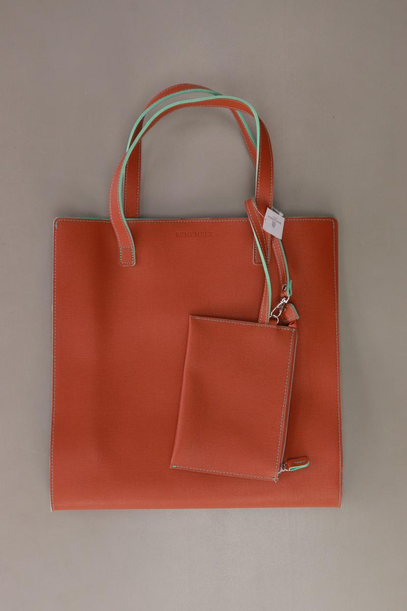 Remember Henkeltasche braun aus Kunstleder