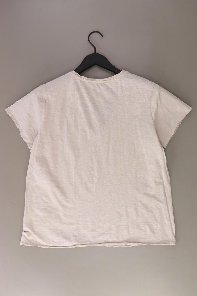 Smith & Soul Shirt mit V-Ausschnitt Gr. S Kurzarm creme aus Baumwolle