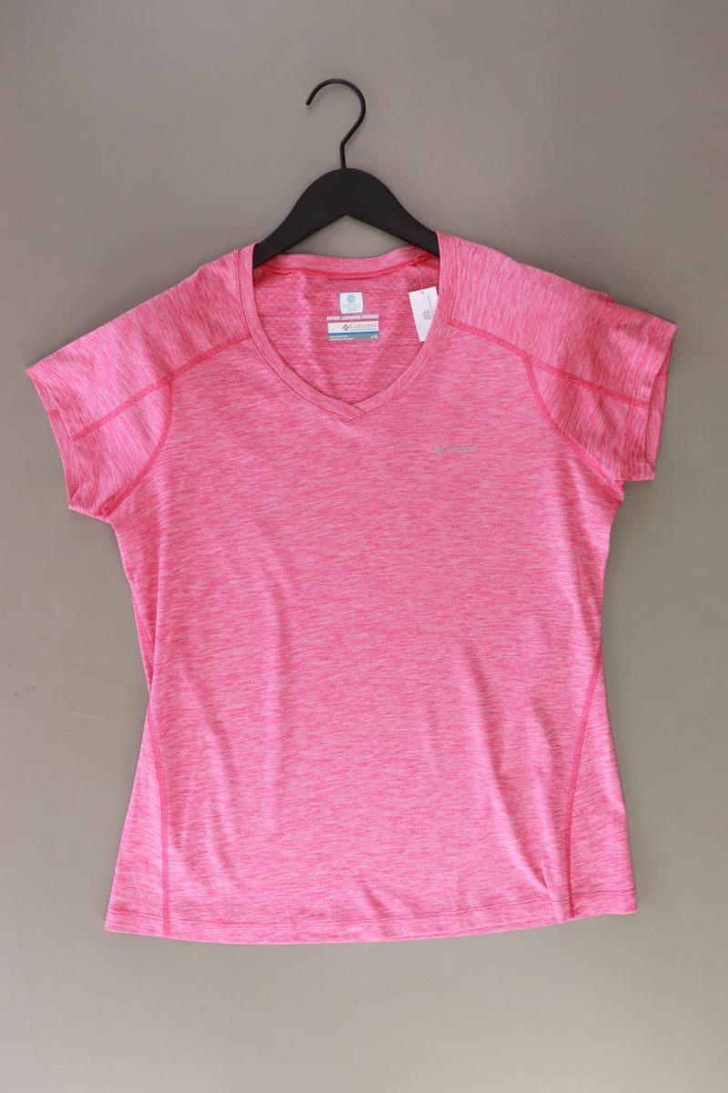 Columbia Sportshirt Gr. L Kurzarm pink aus Polyester