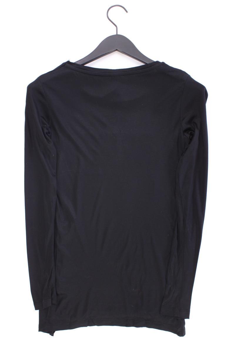 soyaconcept Longsleeve-Shirt Gr. S Langarm mit Pailletten schwarz aus Viskose