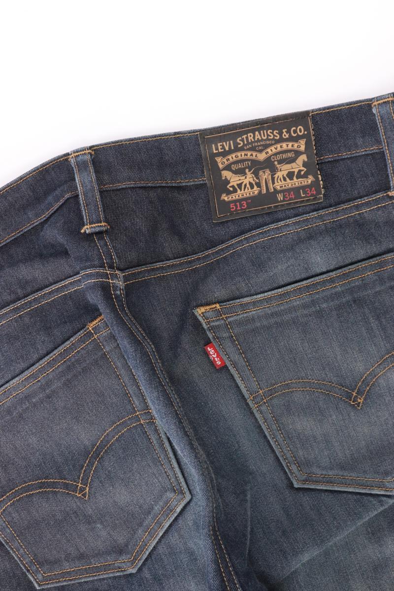 Levi's Straight Jeans für Herren Gr. W34/L34 blau aus Baumwolle