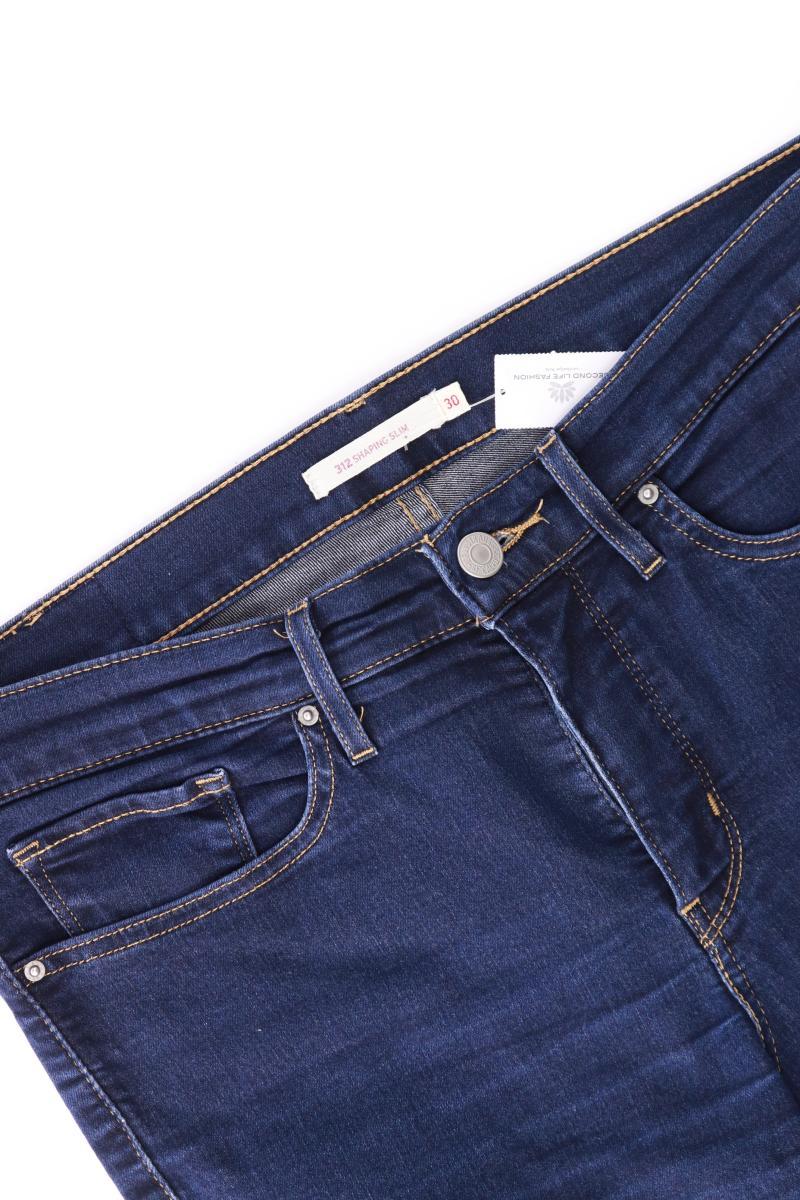 Levi's Straight Jeans Gr. W30 Modell 312 Shaping Slim blau aus Baumwolle