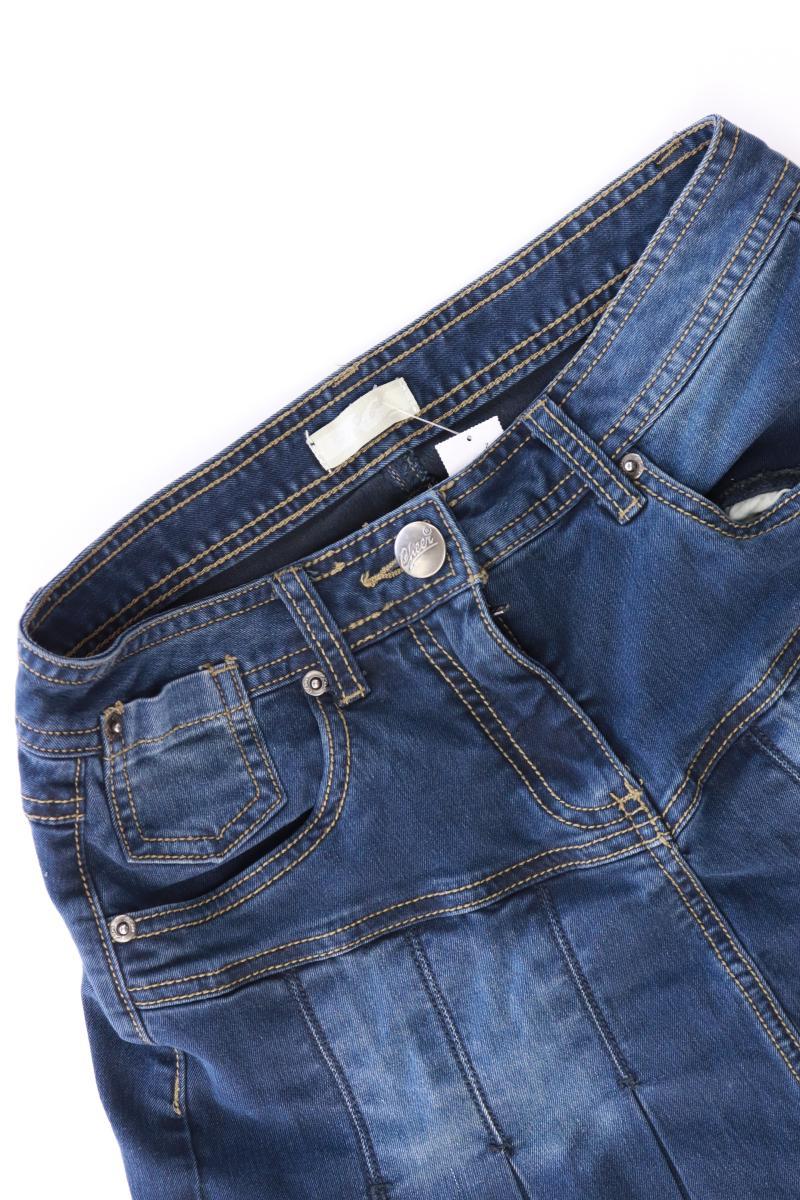 Cheer Jeansrock Gr. 34 blau aus Baumwolle
