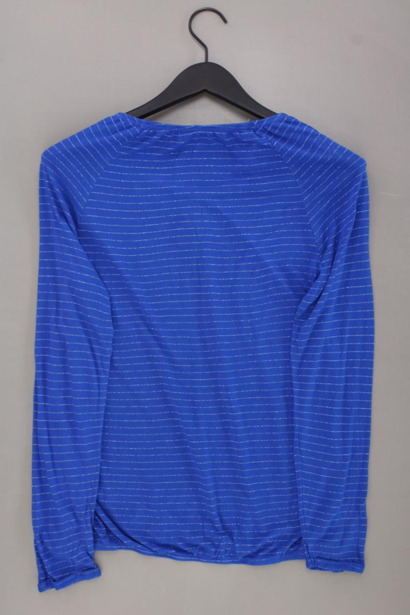 s.Oliver Ringelshirt Gr. 38 gestreift neuwertig Langarm mit Glitzer blau