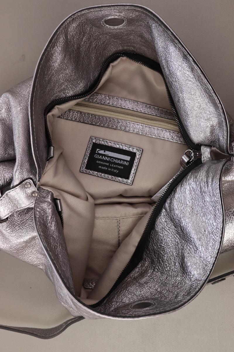 Gianni Chiarini Schultertasche silber aus Leder