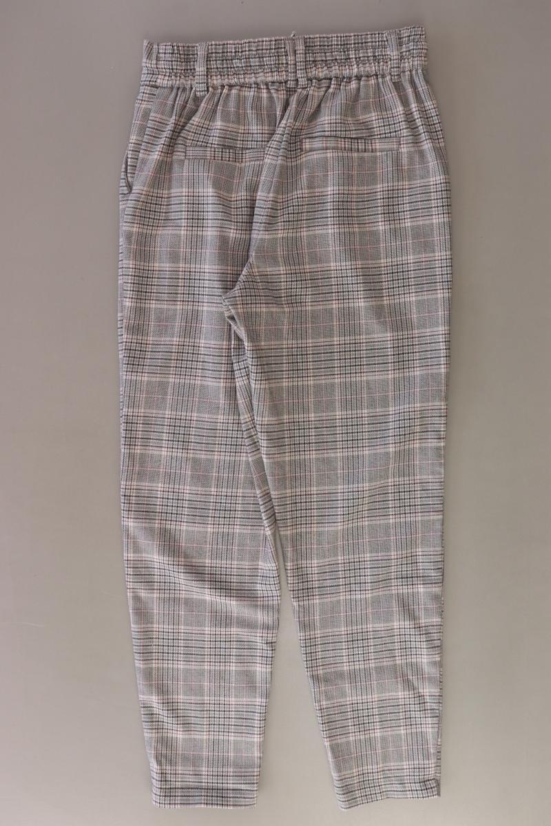 Only Stoffhose Gr. XS/L30 kariert grau aus Polyester