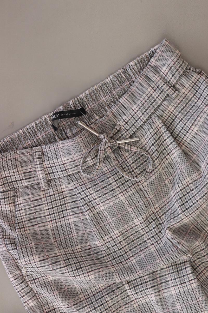 Only Stoffhose Gr. XS/L30 kariert grau aus Polyester