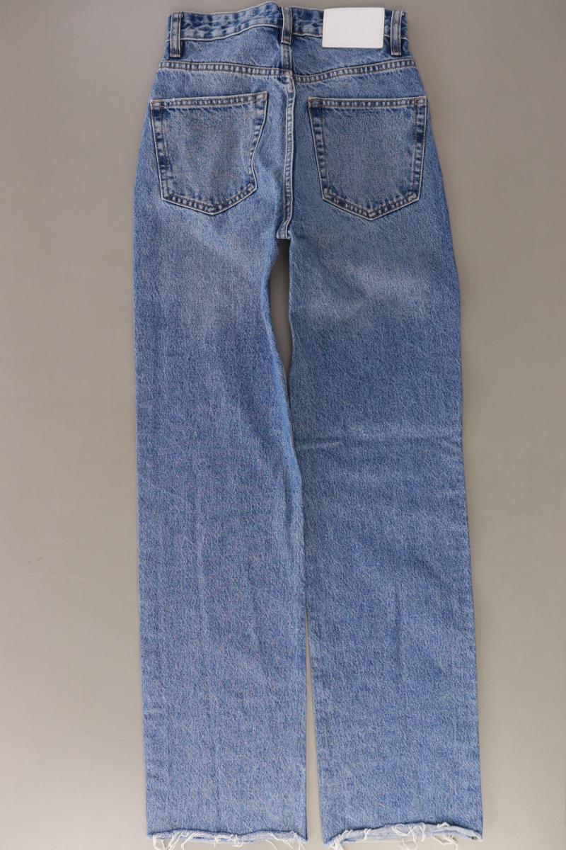 Pull&Bear Mom Jeans Gr. 32 blau aus Baumwolle