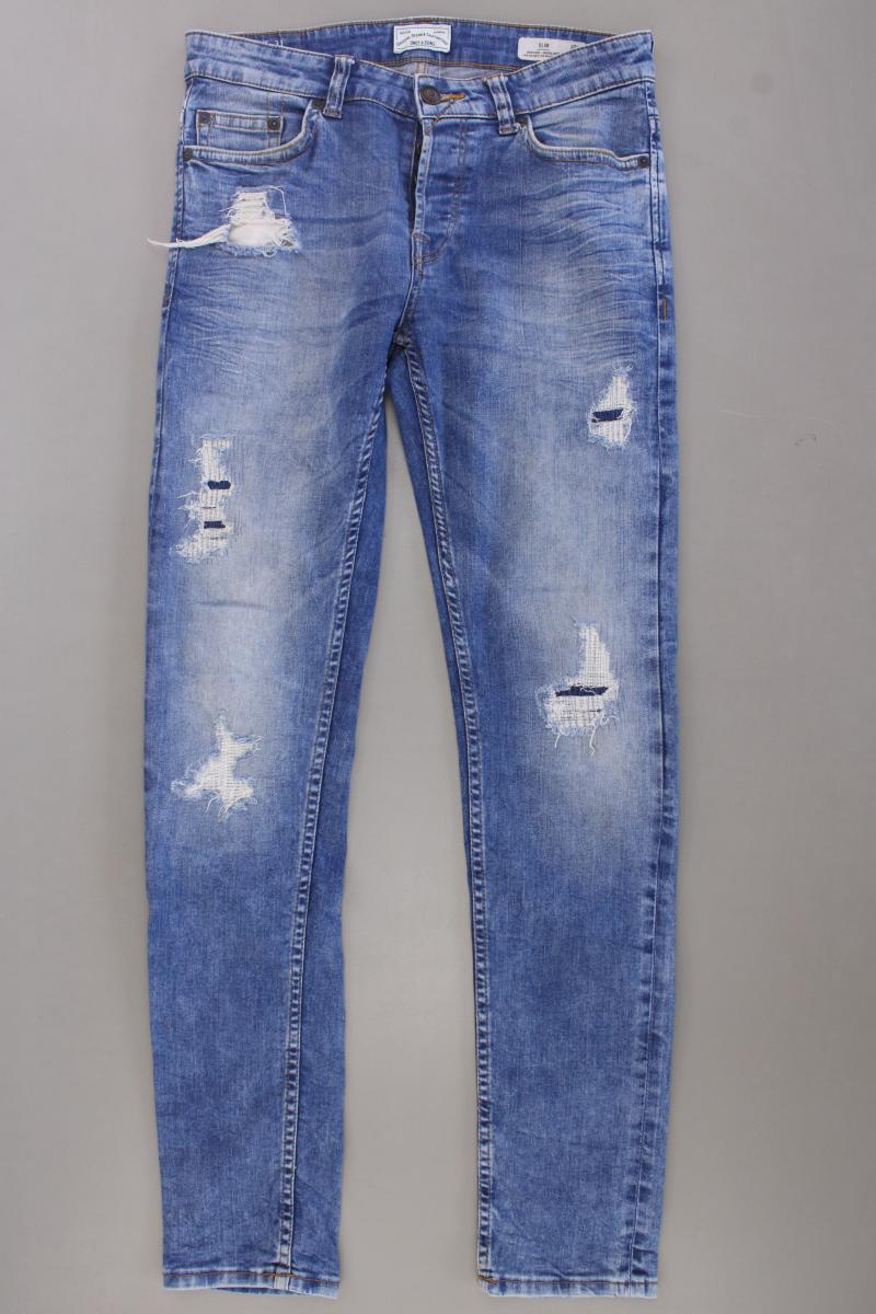 Jack & Jones Skinny Jeans für Herren Gr. W31/L34 blau aus Baumwolle