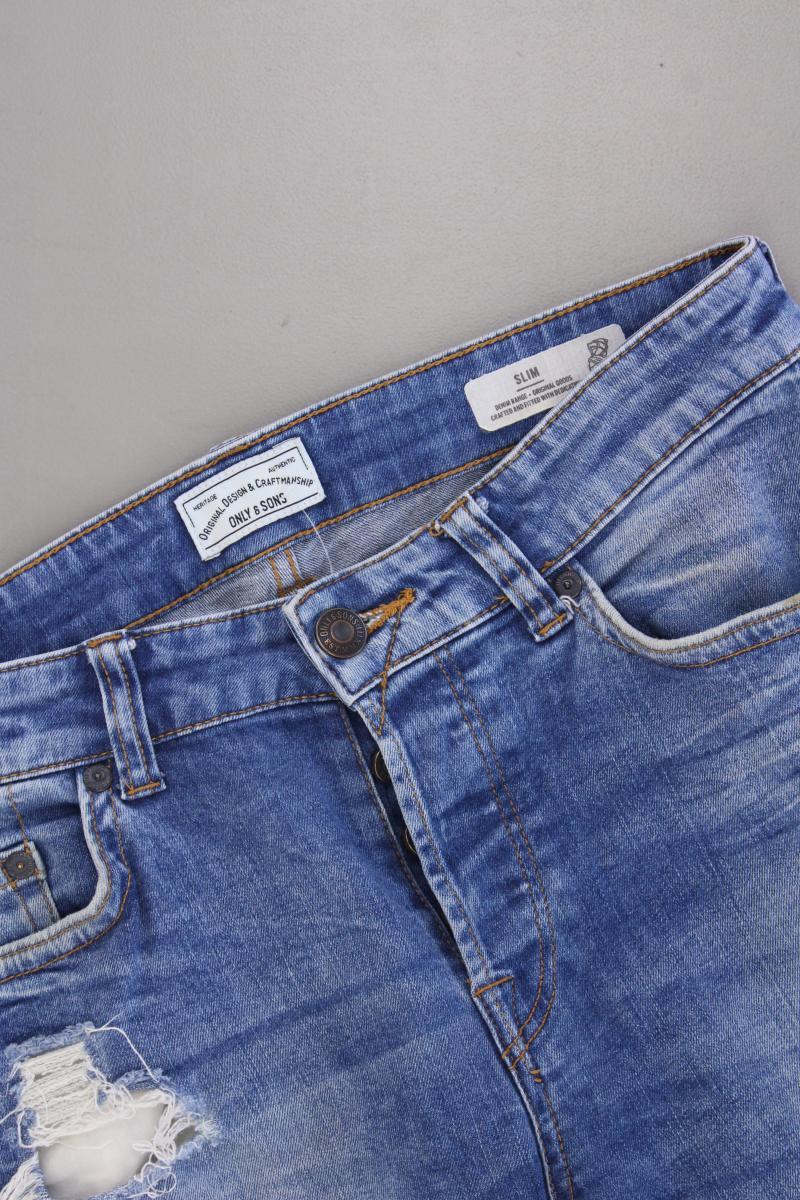 Jack & Jones Skinny Jeans für Herren Gr. W31/L34 blau aus Baumwolle