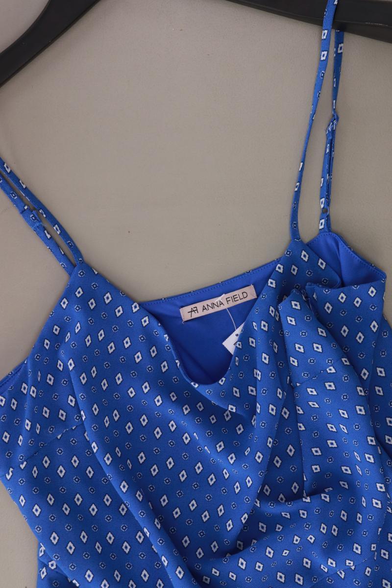 Anna Field Trägerkleid Gr. 38 blau aus Polyester
