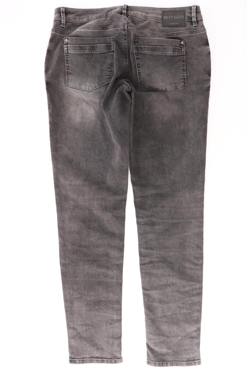Betty & Co. Straight Jeans Gr. 42 grau aus Baumwolle