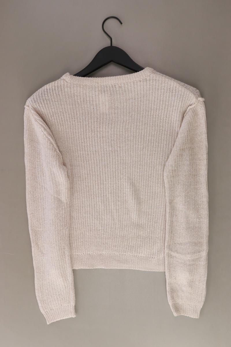 Pull&Bear Grobstrickpullover Gr. M creme aus Polyacryl