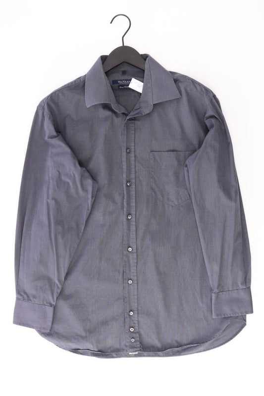 McNeal Langarmhemd für Herren Gr. Hemdgröße 42 grau aus Baumwolle