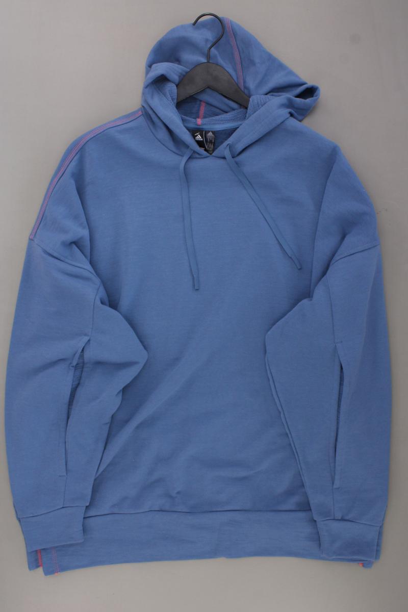 Adidas Hoodie Gr. 46/48 neuwertig blau aus Baumwolle