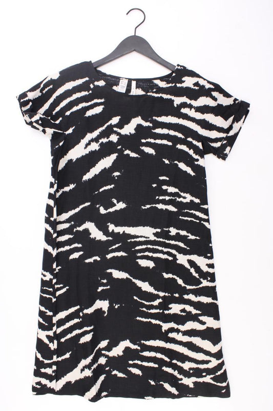 Mango Kurzarmkleid Gr. XS neuwertig schwarz aus Viskose