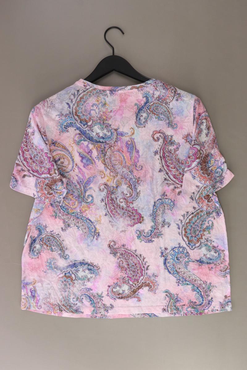 Bonita Printshirt Gr. XL mit Paisleymuster Kurzarm rosa aus Polyester