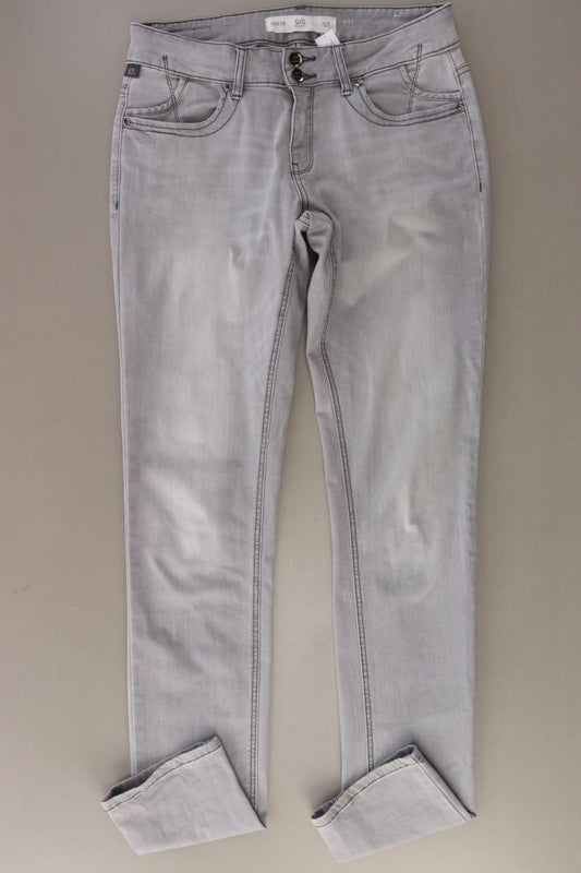 QS by s.Oliver Straight Jeans Gr. 40/L36 grau aus Baumwolle