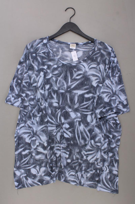 M&S Printshirt Gr. 54 Kurzarm blau aus Viskose