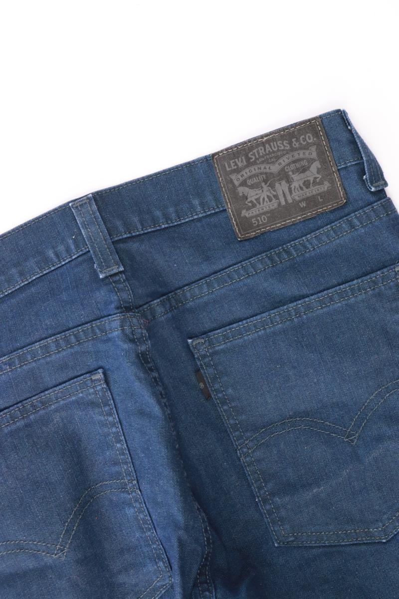 Levi's Straight Jeans für Herren Gr. W33/L32 blau aus Baumwolle