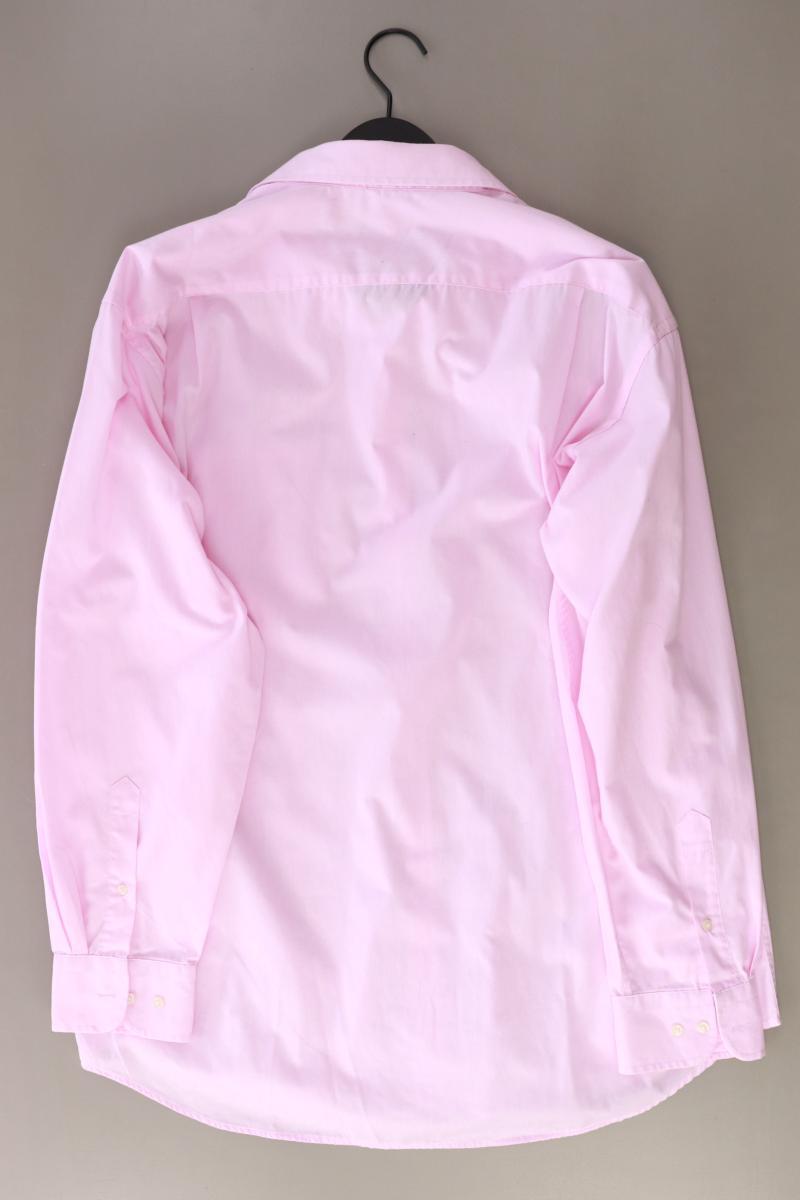 Gilberto Langarmhemd für Herren Gr. Hemdgröße 45/46 rosa aus Baumwolle