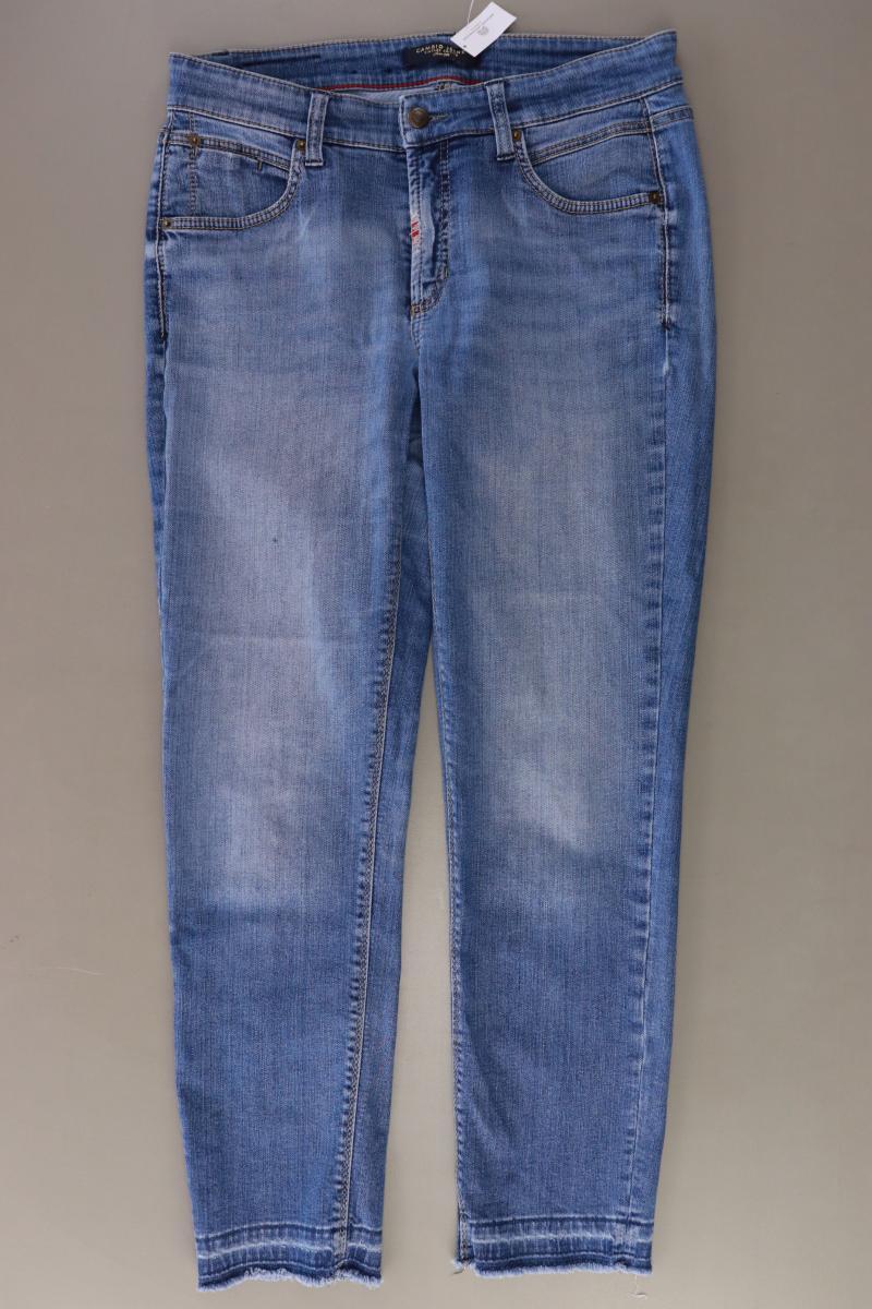 Cambio Straight Jeans Gr. 40 blau aus Baumwolle