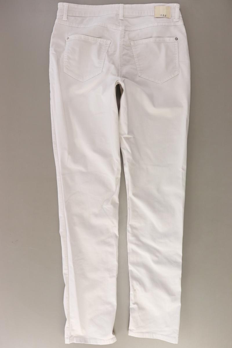 MAC Five-Pocket-Hose Gr. 40/L34 creme aus Baumwolle