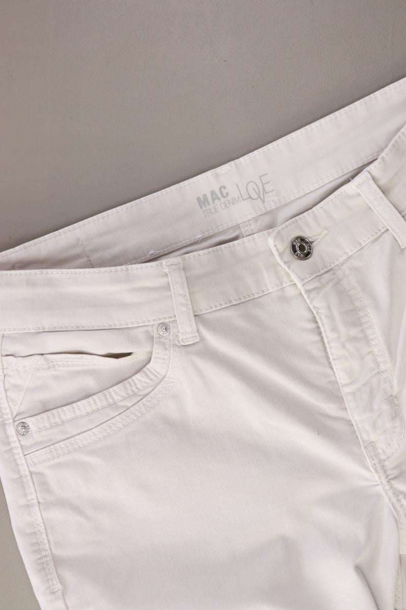 MAC Five-Pocket-Hose Gr. 40/L34 creme aus Baumwolle