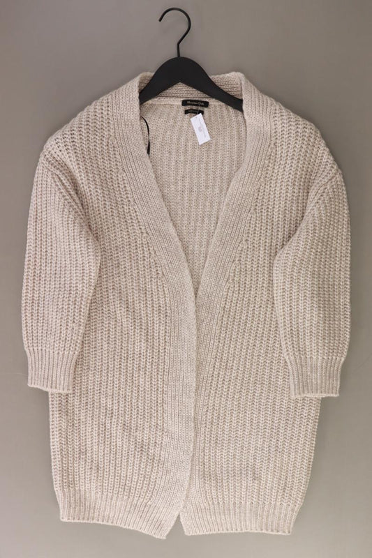 Massimo Dutti Strickjacke Gr. L Langarm creme